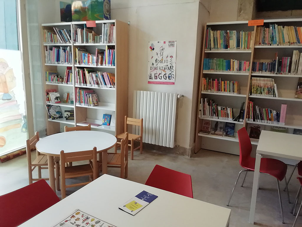 una sala della biblioteca