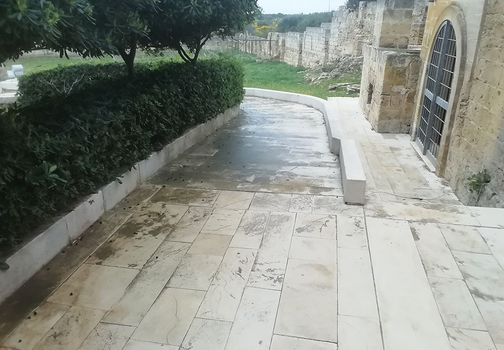 una rampa di accesso