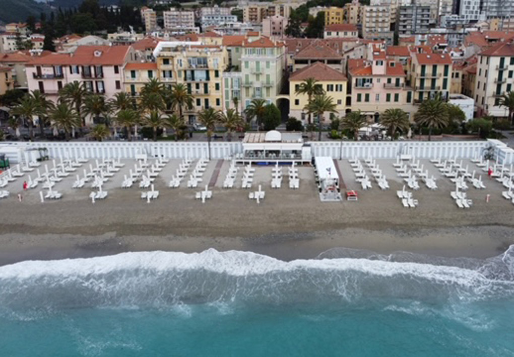 panoramica dello stabilimento dall'alto