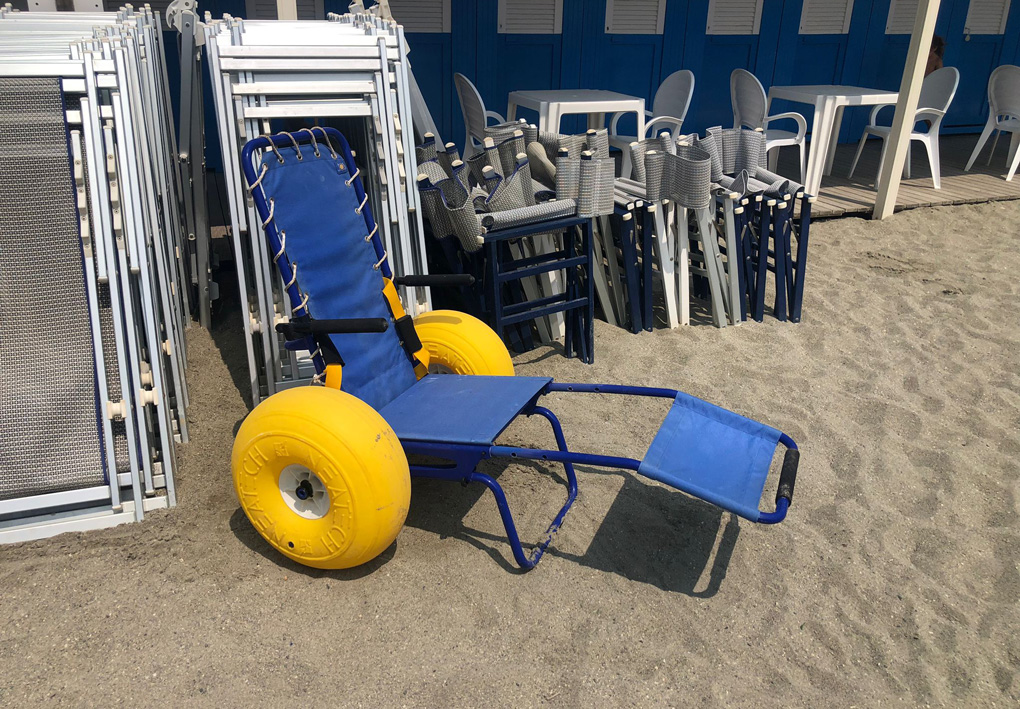 La sedia job in dotazione della struttura